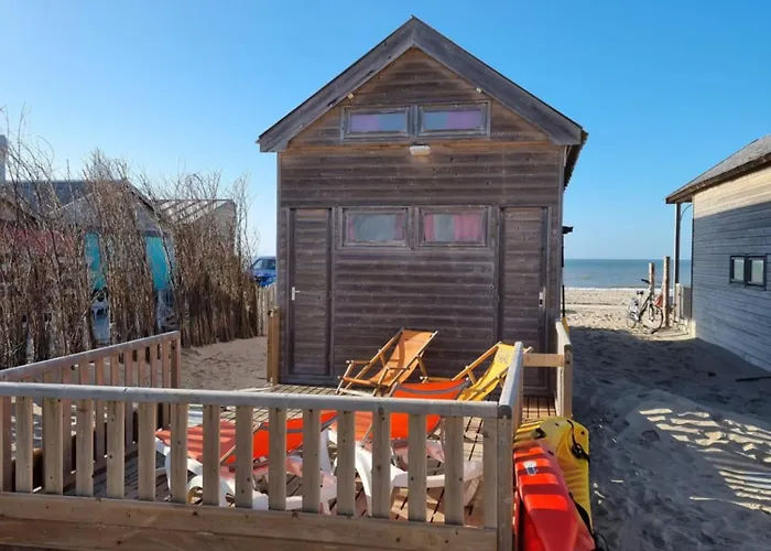 別荘 Strandvakantiehuisjes Katwijk カトウェイク・アーン・ゼー